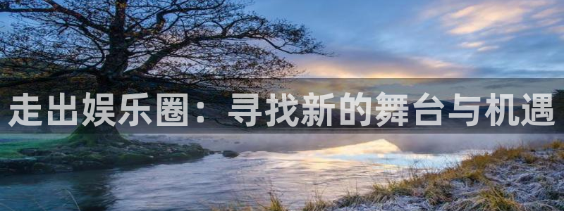 狗子28pg：走出娱乐圈：寻找新的舞台与机遇